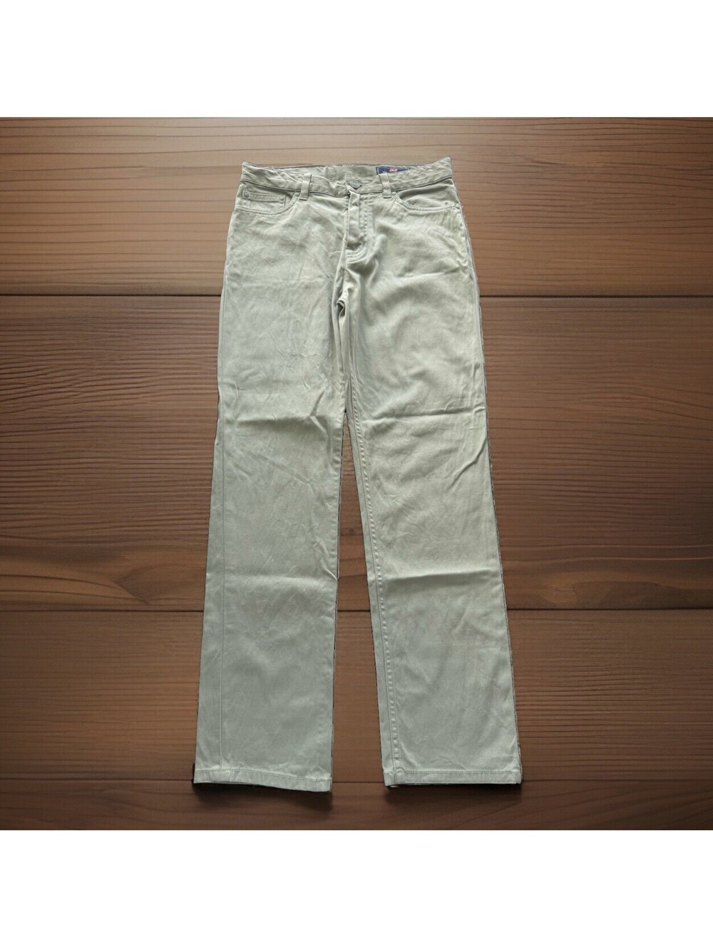 Vineyard Vines Green Chino Pants Youth Size 14 28”Inseam Adjustable Button Waist